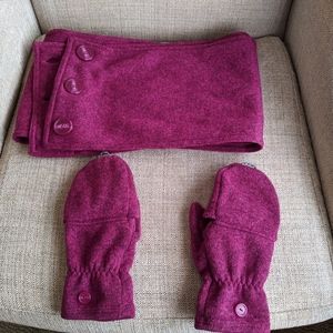 Matching scarf and gloves better sweater